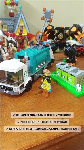 LEGO City 60386 Recycling Truck Build & Review – Cocok Buat Koleksi LEGO City!