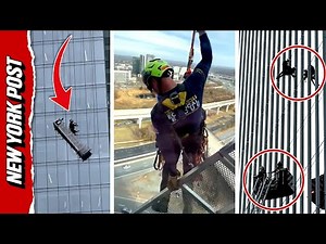 Rescue Crews Scale High-Rise to Save Stranded Window Cleaners in Virginia