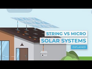 What are the differences between a STRING inverter and MICRO inverter solar system?