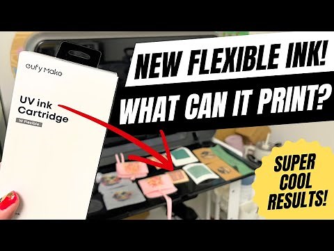 Eufy Make E1 UV Printer FLEXIBLE Ink Test! Side-by-Side Comparisons & How to Install