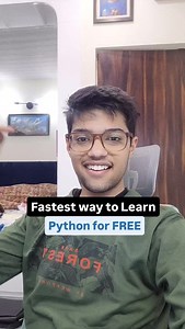 20K views · 1.9K reactions | Fastest Way to Learn Python for FREE #python #learning #coding #learntocode #freecertification #Programming #pythonprogramming | TechnifyedOfficial | Facebook