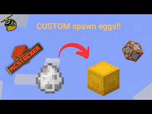CUSTOM spawn eggs in Minecraft!!!