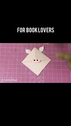 Easy Origami Bookmark 📚✨ | DIY Paper Bookmark in 17 seconds #Shorts