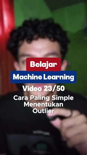 Paling simple kah ini buat nyari outlier? #programming #computerscience #study #machinelearning #study