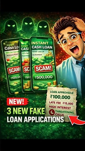 3 Fake Loan Apps You Must Avoid 😳🚨 Stay Safe Before It’s Too Late