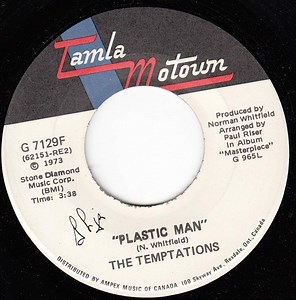The Temptations - Plastic Man / Hurry Tomorrow