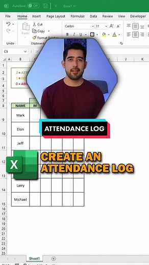 Excel Attendance List Hack with Iconsets | Learn Excel Functions