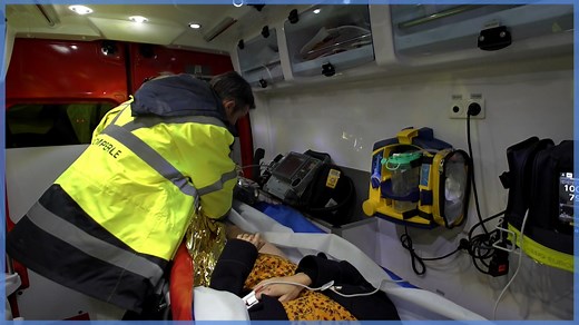 Pierre-Yves et ses collègues doivent intervenir très rapidement sur un accident de la route : une femme enceinte a percuté un sanglier et une voiture. | Golden TV