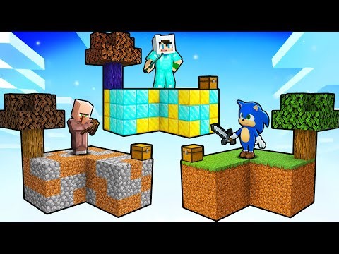 KİMİN ADASI KAZANACAK? FAKİR VS ZENGİN SKYBLOCK SAVAŞI 😱 Minecraft