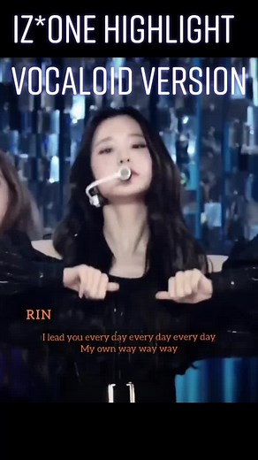 Credit to Daisekai! #izone #highlight #vocaloid #kpop #lyrics #하츠네미쿠 #トゥワイス #보컬로이드 #ボーカロイド #初音ミク #鏡音リン #グミ #メイコ #巡音ルカ #アイズワン #아이즈원 #장원영 #원영 #yujin #chaewon #eunbi #wonyoung #gumi #kagaminerin #hatsunemiku #miku #fyp