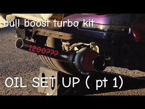 350z bull boost rear mount turbo install guide ( turbo build pt 5)