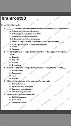 2024 TYBCom Semester 6 Business Economics Objectives| Must-Watch for final Year Students