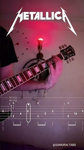 Murder One - Metallica (Intro Riff Tabs)