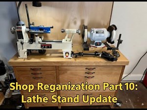 Shop Reorganization Part 10: Updating the ultimate mini-lathe stand