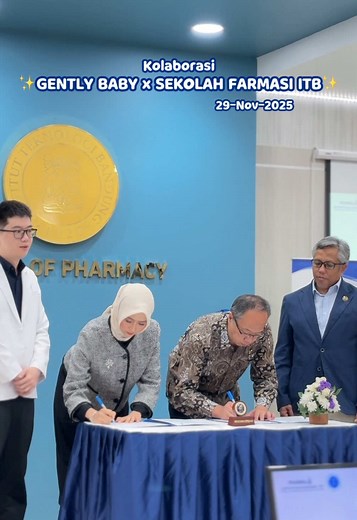 Kolaborasi GENTLY Baby & Sekolah Farmasi ITB