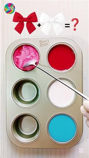 Mixing Cherry Red, Soft White & Turquoise Blue | 3 Stunning Color Combinations You’ll Love! ✨