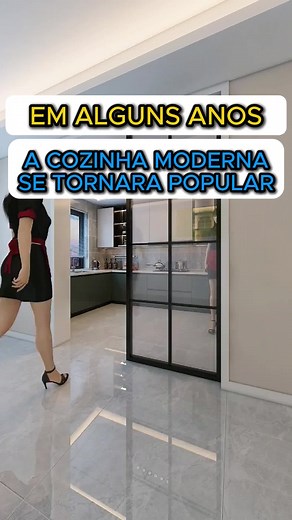 Em alguns anos a cozinha moderna se tornara popular #nosrednabr #decoração