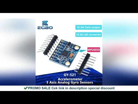 1PCS EGBO GY-521 GY521 MPU 6050 MPU6050 MPU 6050 Module 3 Axis Analog Gyro Sensor + Accelerometer fo