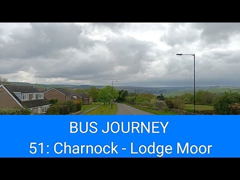 🇬🇧 BUS JOURNEY | First South Yorkshire (Sheffield) 51: Charnock ➔ Lodge Moor