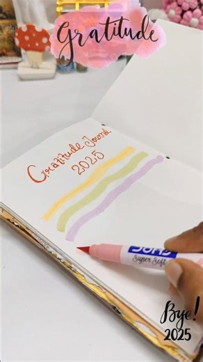 🪄2025 gratitude journal 💖 simple journal ideas #craft #diy #shorts || its me poppy