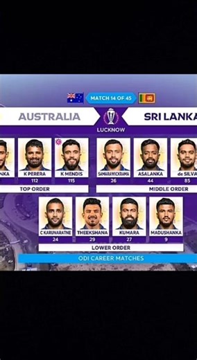 Sri Lanka vs Australia CWC match 😍 #cricketmatch #cricketseries #trending