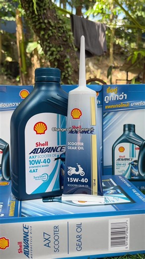 Shell Advance AX7: Essential Guide to Changing Oil and Gear Oil