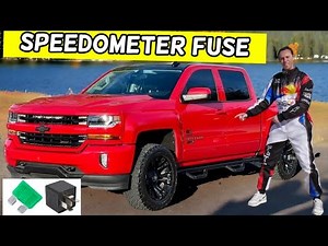 CHEVROLET SILVERADO SPEEDOMETER FUSE LOCATION REPLACEMENT 2014 2015 2016 2017 2018 2019