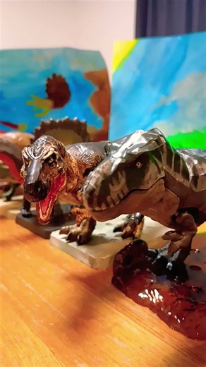 ＃プラモデル＃恐竜プラノサウルス＃ヴェロキラプトル、ティラノサウルス、スピノサウルス、トリケラトプス、ティラノサウルス