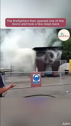 Firefighters Learn Backdraft Techniques: Witness Intense Training Demonstration. Credit: Jukin