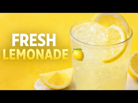 Homemade Lemonade in 5 Minutes 🍋 So Refreshing!