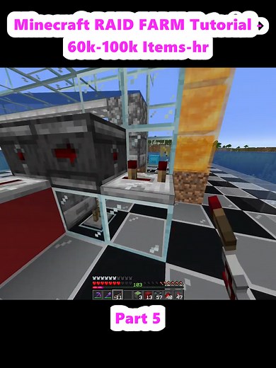 Minecraft RAID FARM Tutorial: Earn 60k-100k Items/hr