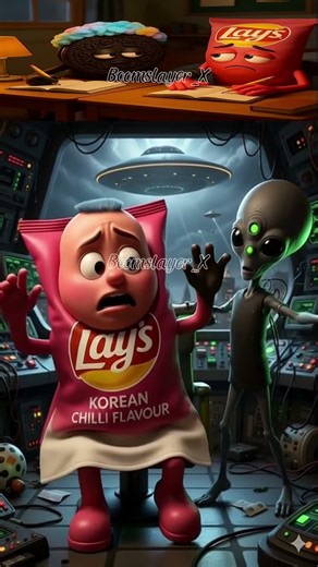 EO Sprunki OC 👽 Lay’s X ALIEN Emotional Mix – Smile → Tears 😭✨