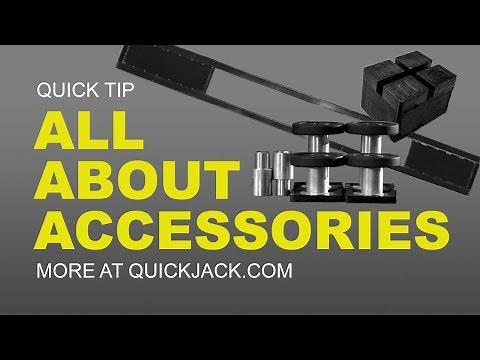 All QuickJack Accessories and How to Use Them