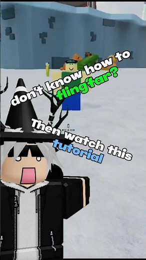Here's a tutorial for people who don't know on how to fling far |fling things and people