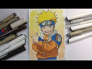 How I colour in Naruto uzumaki full colouring process || #naruto