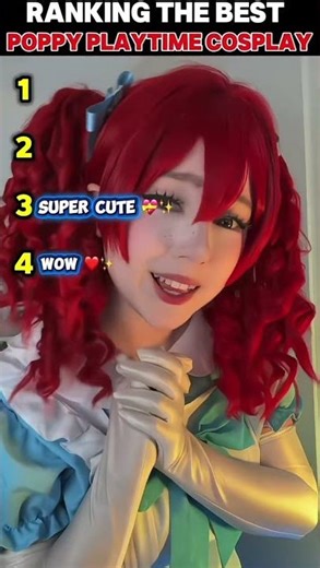 Ranking The best poppy playtime cosplay #ranking #rankingshorts #cosplay #poppyplaytime