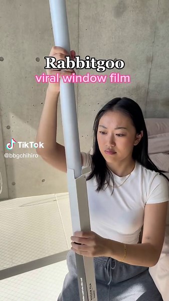 Decorating our apartment with Rabbit Goo Rainbow Window Film