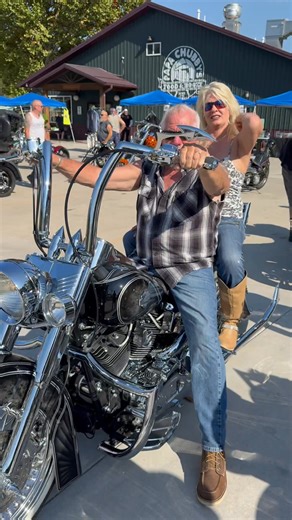 He told us his custom Harley-Davidson sounds mean. | CycleDrag