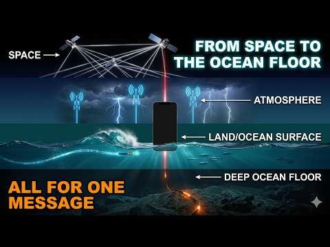 How Cell Towers, Cables and Satellites Connect the World