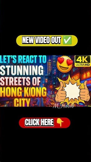 NEW VIDEO OUT ✅ DIVING INTO THE STUNNING STREETS OF HONG KONG #hongkong #shorts #viral