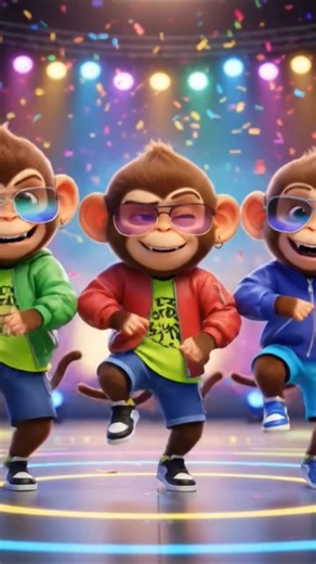 Three Funny Monkeys in Goggles 😎 | Modern Dress Dance Party 🐵🔥 | Pet’s Planet