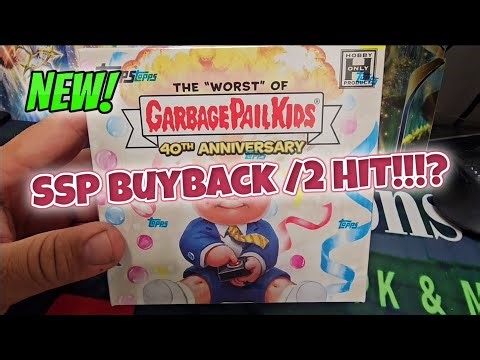 2025 Topps GPK Worst Of 40th Anniversary Box Rip! Amazing Hit!