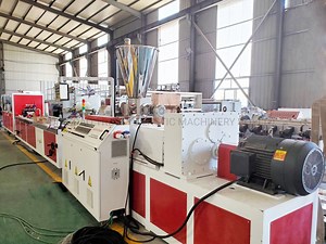 [Hot Item] Plastic PVC Profile Making Machine Twin Conical Screw Extruder Line Price