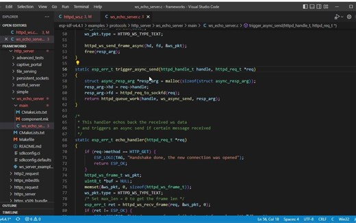 ESP32 WIFI教程十九: WebSocket服务器发送数据