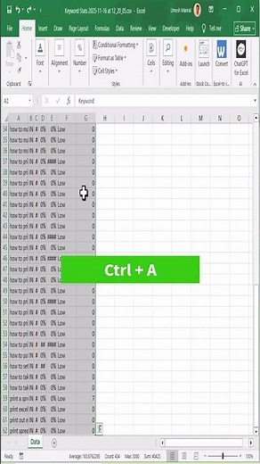 AutoFit Row & Column Shortcut Key in Excel #excel #exceltricks #spreadsheetmagic #excelforbeginners
