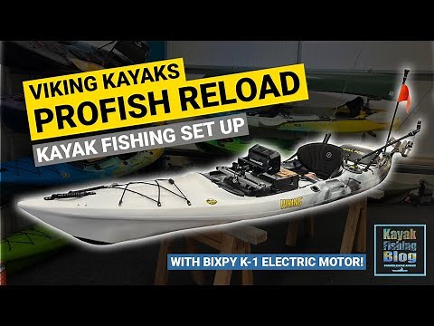 Viking Profish Reload Kayak Fishing Set Up with Bixpy K-1 Motor - Detailed Rigging Walkthrough