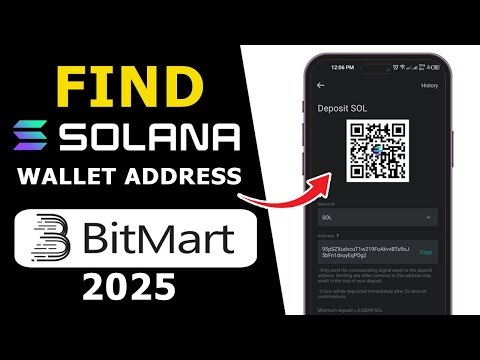 How to Find Solana Wallet Address on Bitmart Exchange - Find Your SOL Deposit Address