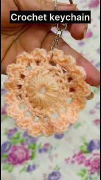 How to make a crochet keychain?