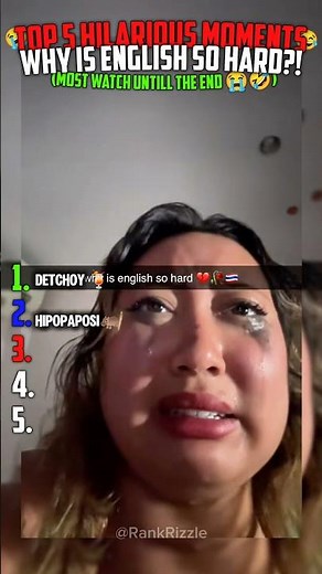 Ranking TOP 5 Hilarious WHY IS ENGLISH SO HARD Moments 😂
