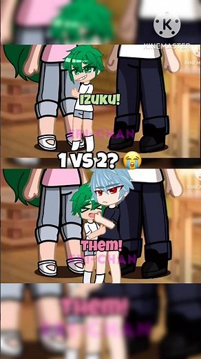 ✨Life with Them!!✨1 VS 2? 😭 #gacha #gachaclub #gachalife #mha